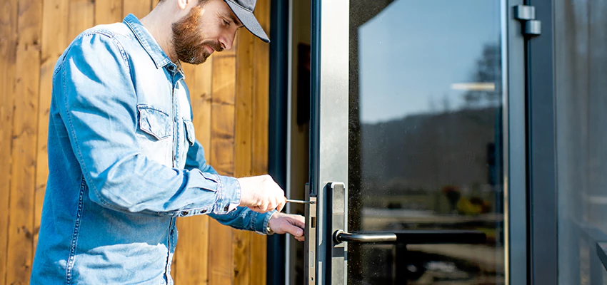 Frameless Glass Storefront Door Locks Replacement in Sierra Madre, CA